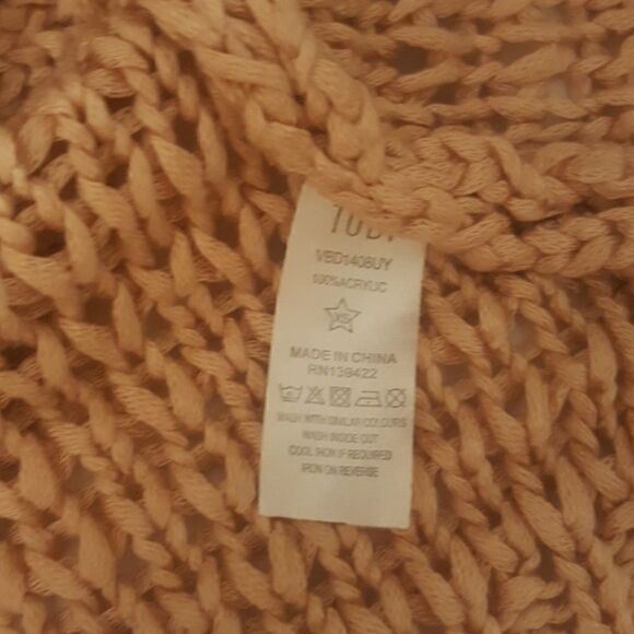 ‎TOBI Waffle Knit Open Front Cardigan - Size XS - Picture 5 of 5